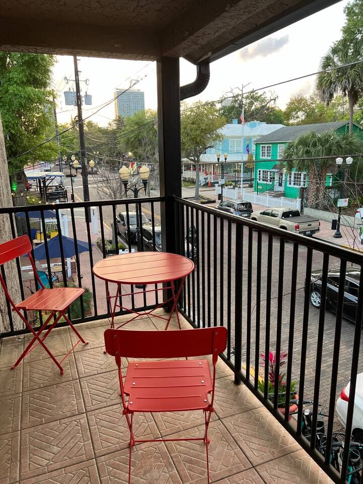Balcony view of Thornton Park