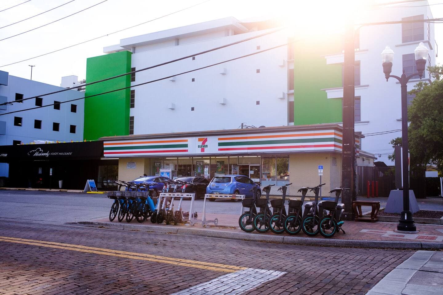 7 11 is just a block away, if you need any last minute items during your stay